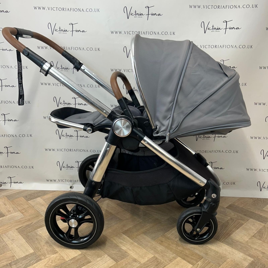 PRELOVED Mamas & Papas Ocarro Carrycot & Pushchair - Fossil Grey 🩶NEW CAR SEAT - Image 7