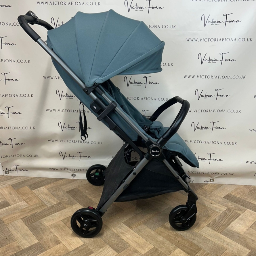 PRELOVED Silver Cross Jet Compact Stroller - MINERAL BLUE - Image 2
