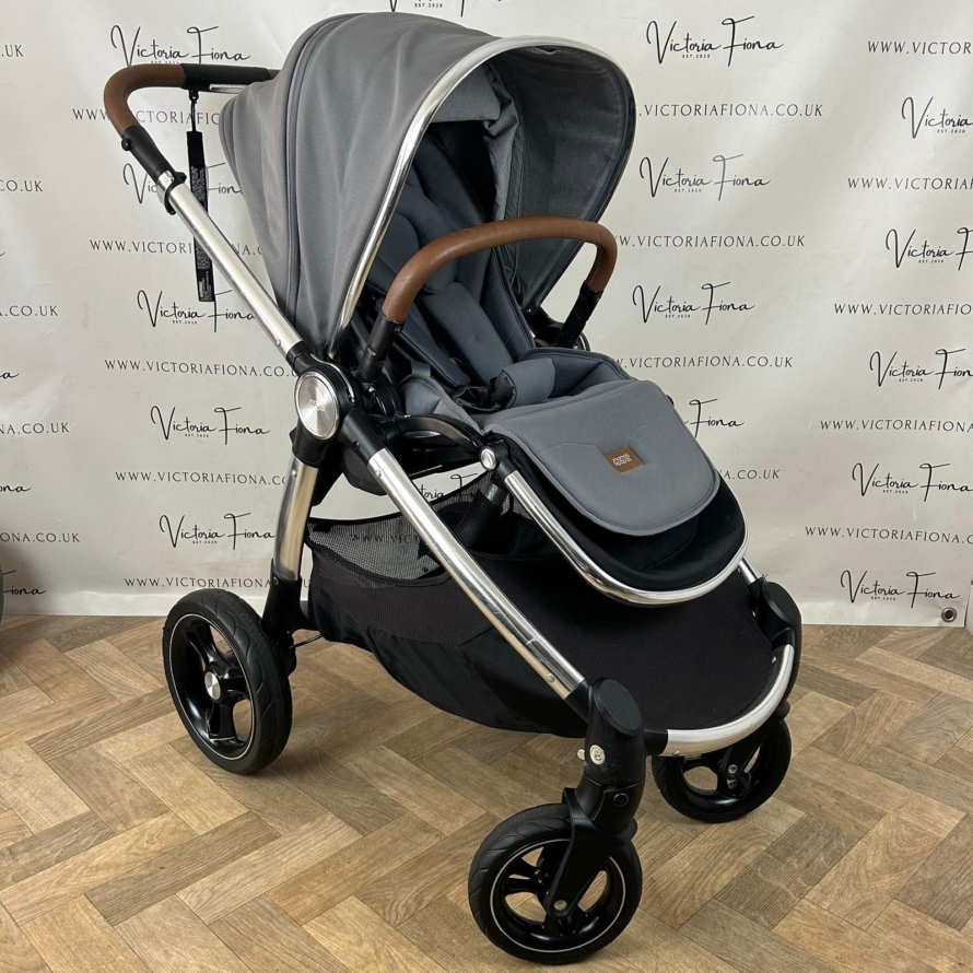 PRELOVED Mamas & Papas Ocarro Carrycot & Pushchair - Fossil Grey 🩶NEW CAR SEAT - Image 8