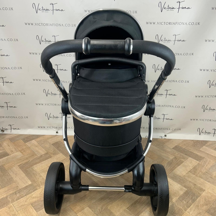 PRELOVED iCandy Peach 6 Pushchair & Carrycot Black Twill 🖤 - Image 4
