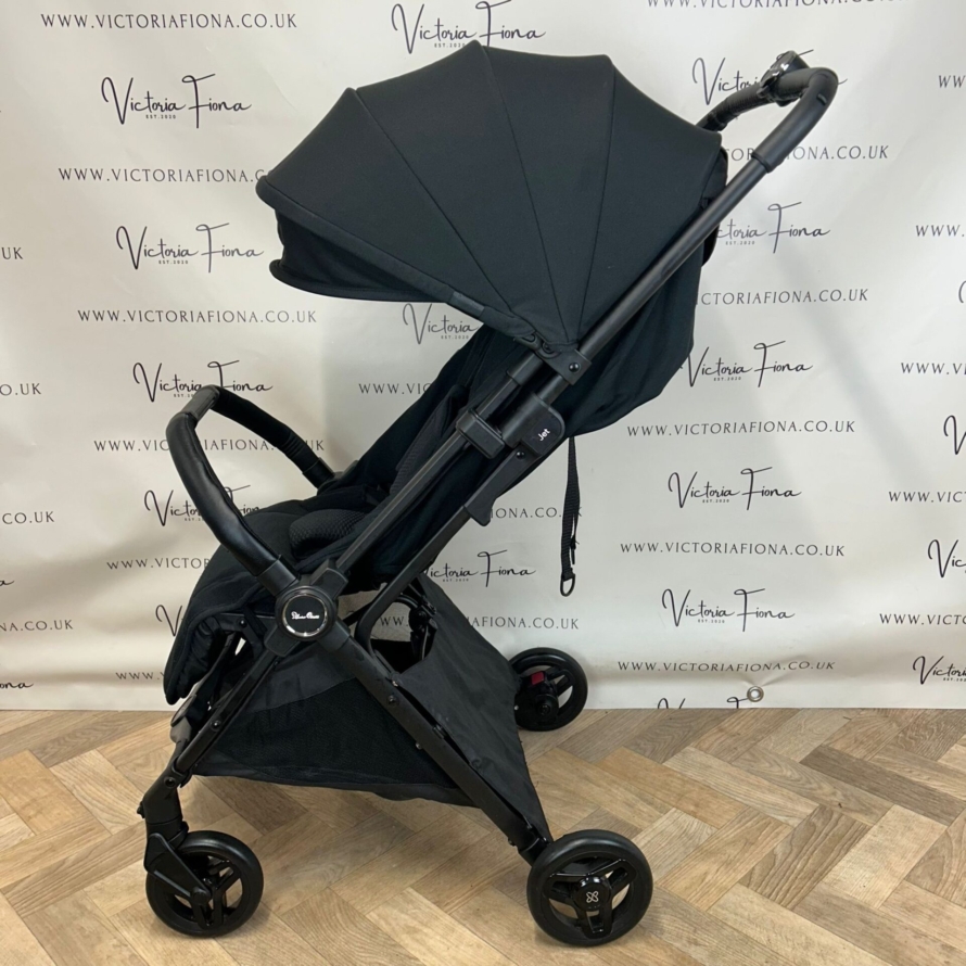EX DISPLAY Silver Cross Jet Compact Stroller - BLACK - Image 3