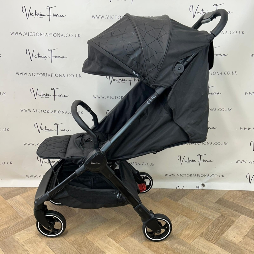 PRELOVED Silver Cross Clic Compact Stroller - Black RRP£295 - Image 2