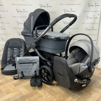 PRELOVED iCandy Peach 7 Pushchair with CYBEX 360 & ISOFIX - TRUFFLE GREY