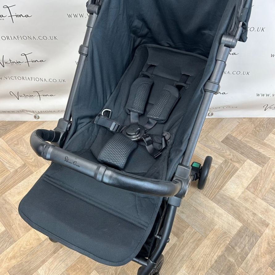 EX DISPLAY Silver Cross Jet Compact Stroller - BLACK - Image 2