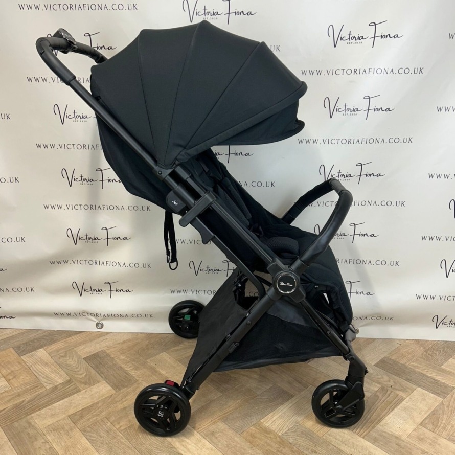 EX DISPLAY Silver Cross Jet Compact Stroller - BLACK - Image 4