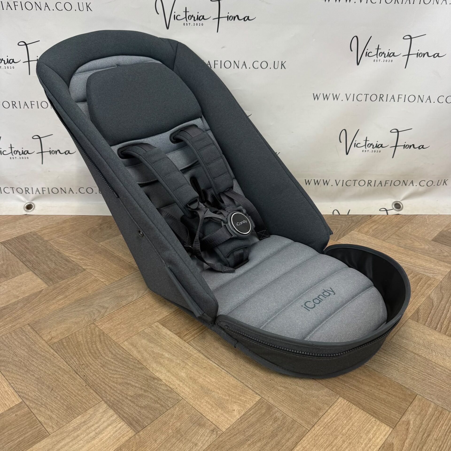 PRELOVED iCandy Peach 7 Pushchair with CYBEX 360 & ISOFIX - TRUFFLE GREY - Image 5