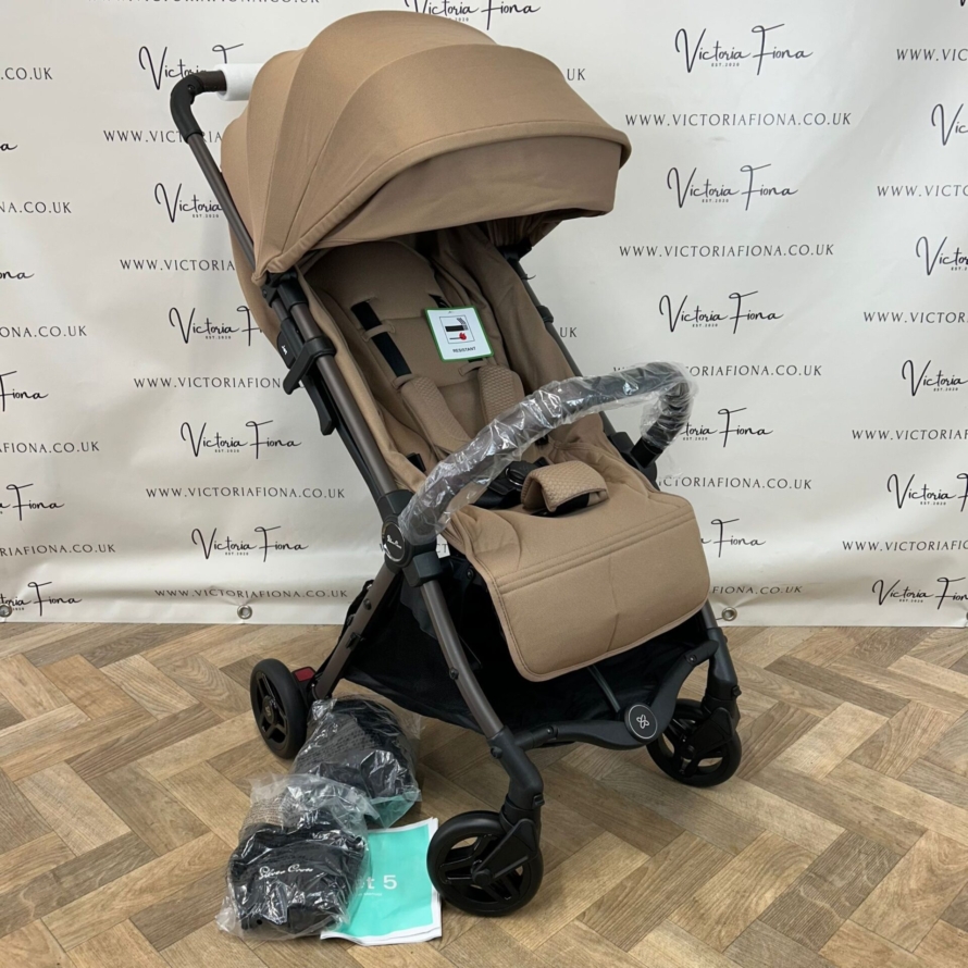 NEW Silver Cross Jet Compact Stroller - Cinnamon