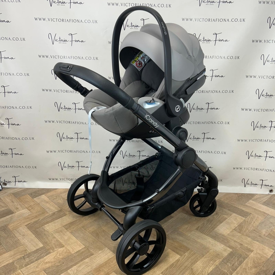 PRELOVED iCandy Peach 7 Pushchair with CYBEX 360 & ISOFIX - TRUFFLE GREY - Image 5