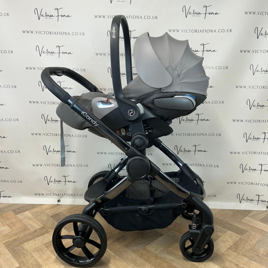 PRELOVED iCandy Peach 7 Pushchair with CYBEX 360 & ISOFIX - TRUFFLE GREY - Image 6