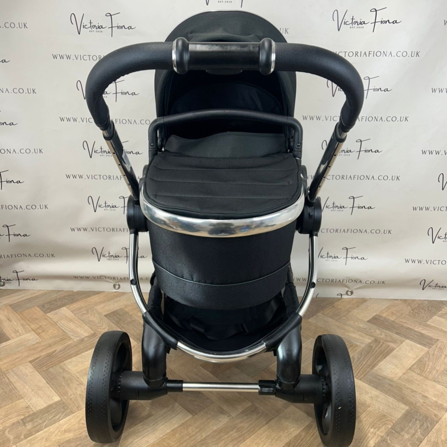 PRELOVED iCandy Peach 6 Pushchair & Carrycot Black Twill 🖤 - Image 3