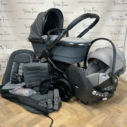 PRELOVED iCandy Peach 7 Pushchair with CYBEX 360 & ISOFIX - TRUFFLE GREY