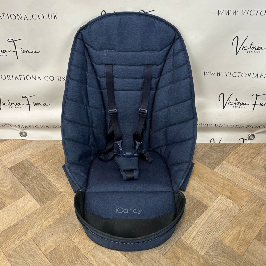 PRELOVED iCandy Peach 6 Pushchair - Navy Blue - Image 7