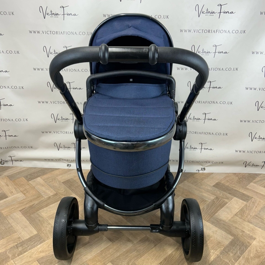 PRELOVED iCandy Peach 6 Pushchair - Navy Blue - Image 2