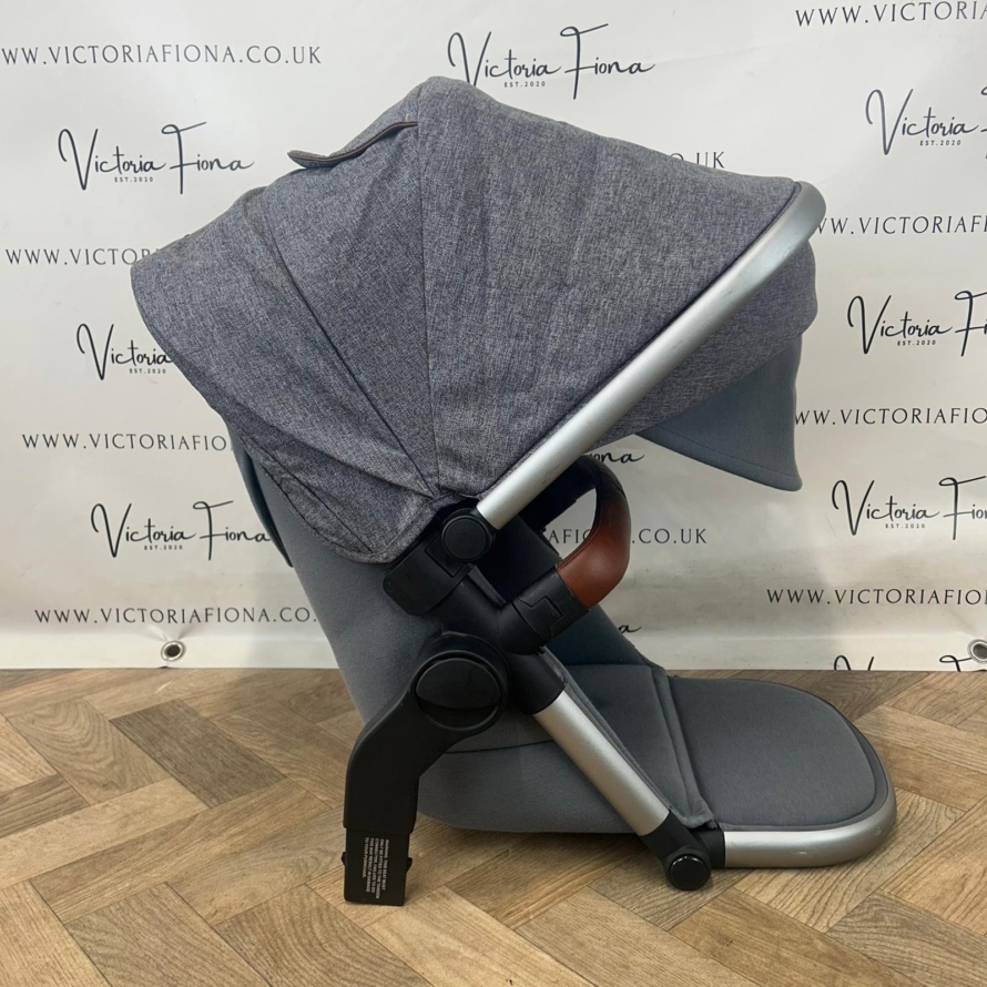 PRELOVED Silver Cross Wave Tandem Seat - Zinc Grey - Image 2
