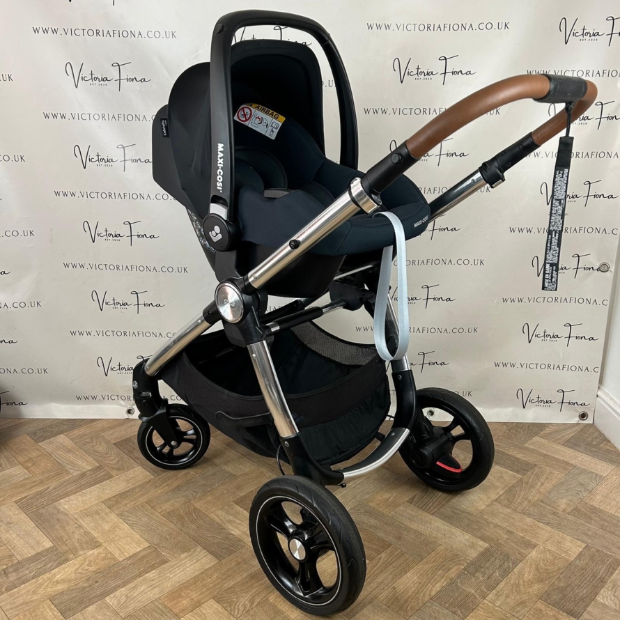 PRELOVED Mamas & Papas Ocarro Carrycot & Pushchair - Fossil Grey 🩶NEW CAR SEAT - Image 9