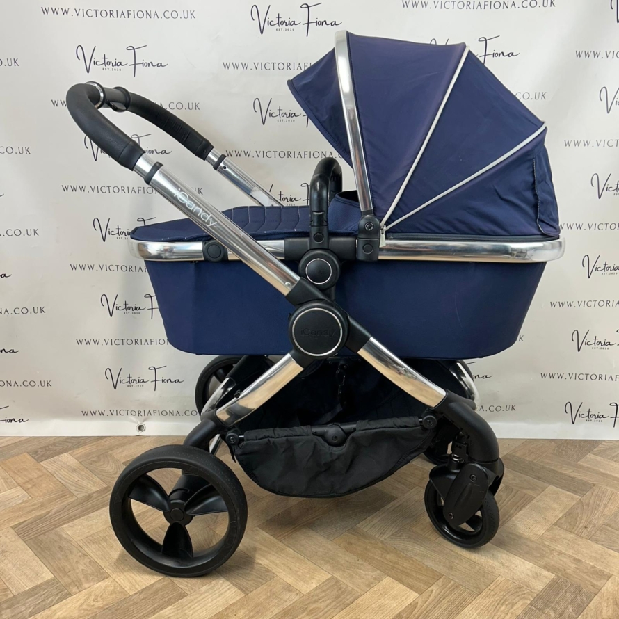 PRELOVED iCandy Peach 5 Pushchair - Indigo Blue - Image 2