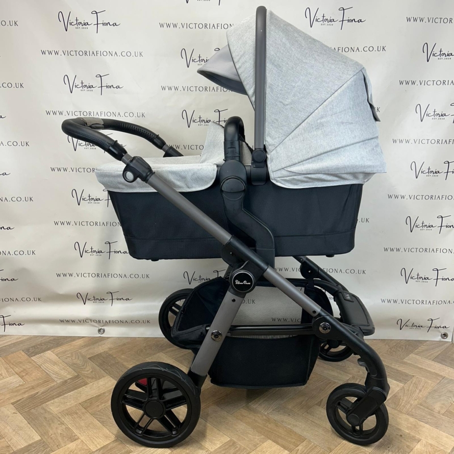 PRELOVED Silver Cross Coast Pushchair & Carrycot - SHORELINE - Image 4