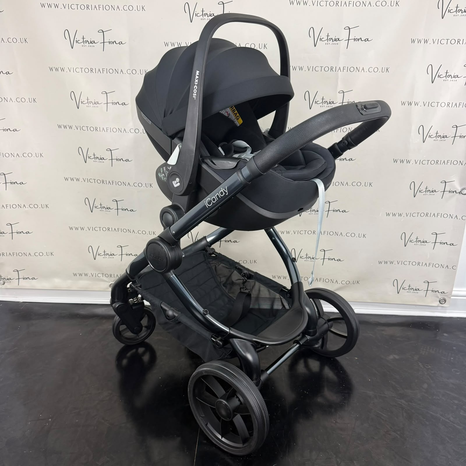 PRELOVED iCandy Peach 7 Pushchair with Maxi Cosi 360 PRO Car Seat & Isofix- TRUFFLE GREY RRP£1519 - Image 7