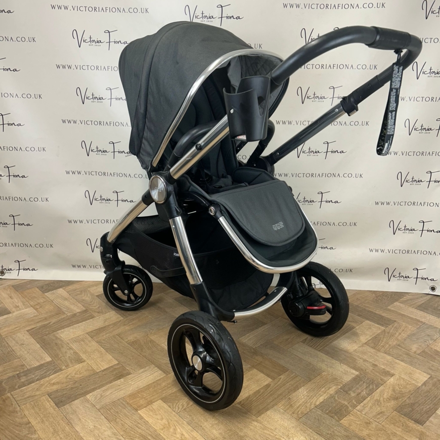 PRELOVED Mamas & Papas Ocarro Carrycot & Pushchair - Steel Grey - Image 6