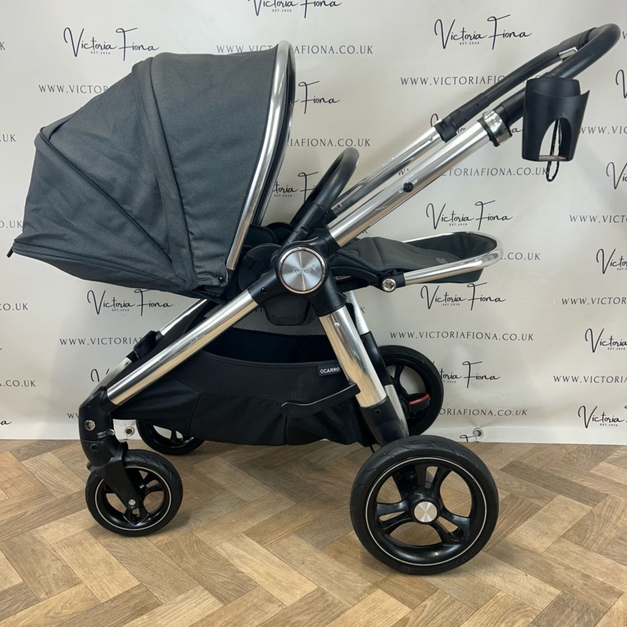 PRELOVED Mamas & Papas Ocarro Carrycot & Pushchair - Steel Grey - Image 9