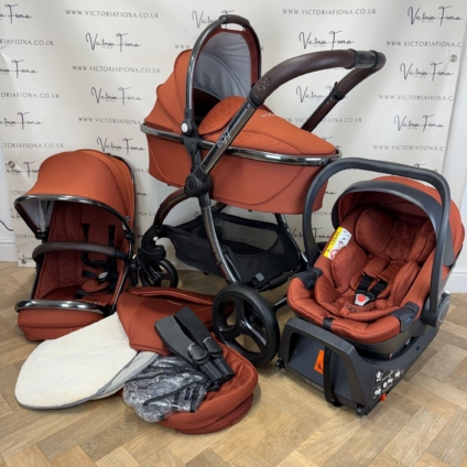 PRELOVED Egg2 Complete Travel System - Paprika Orange 🍊