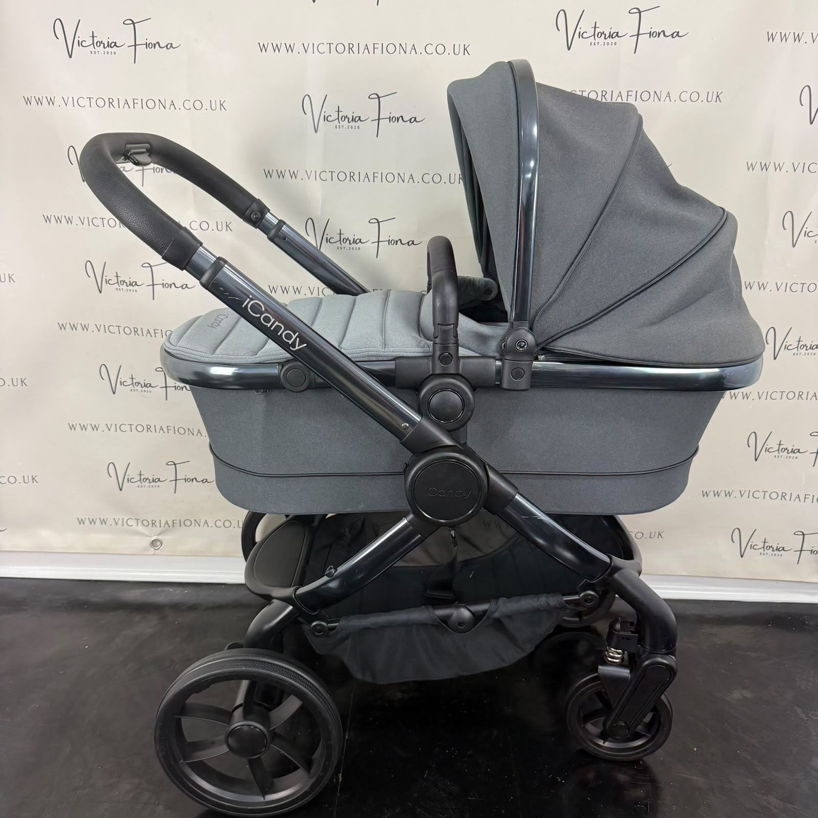 PRELOVED iCandy Peach 7 Pushchair with Maxi Cosi 360 PRO Car Seat & Isofix- TRUFFLE GREY RRP£1519 - Image 2