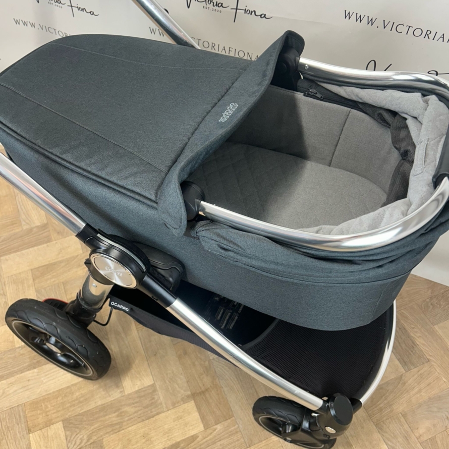 PRELOVED Mamas & Papas Ocarro Carrycot & Pushchair - Steel Grey - Image 5