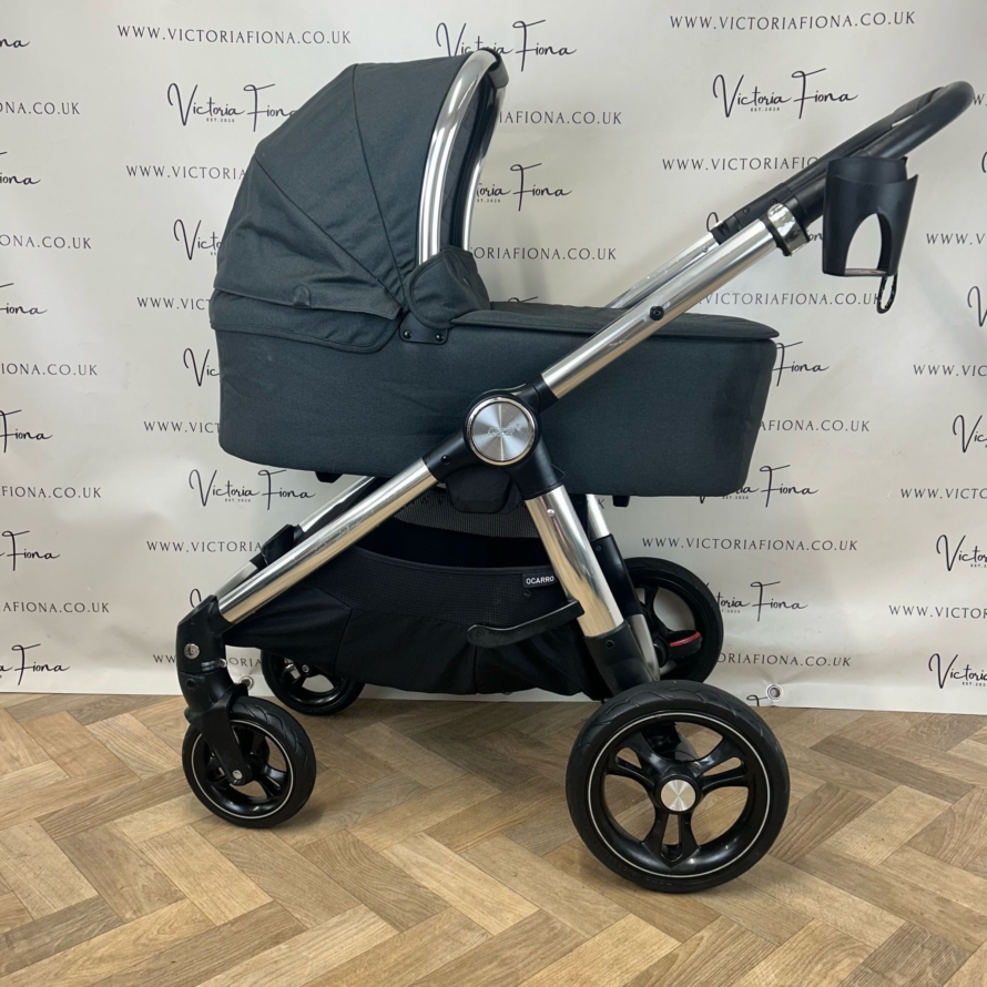 PRELOVED Mamas & Papas Ocarro Carrycot & Pushchair - Steel Grey - Image 4