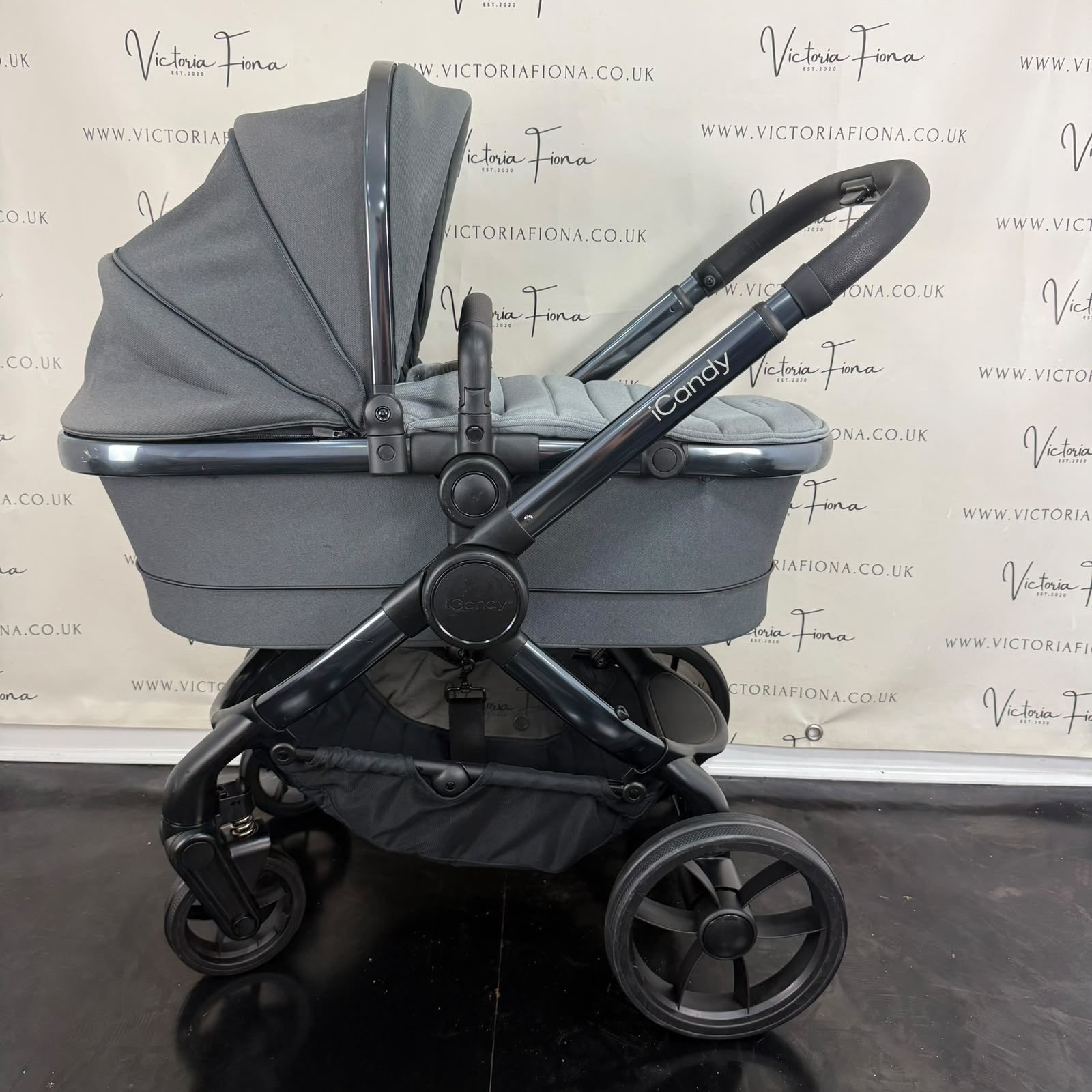 PRELOVED iCandy Peach 7 Pushchair with Maxi Cosi 360 PRO Car Seat & Isofix- TRUFFLE GREY RRP£1519 - Image 3
