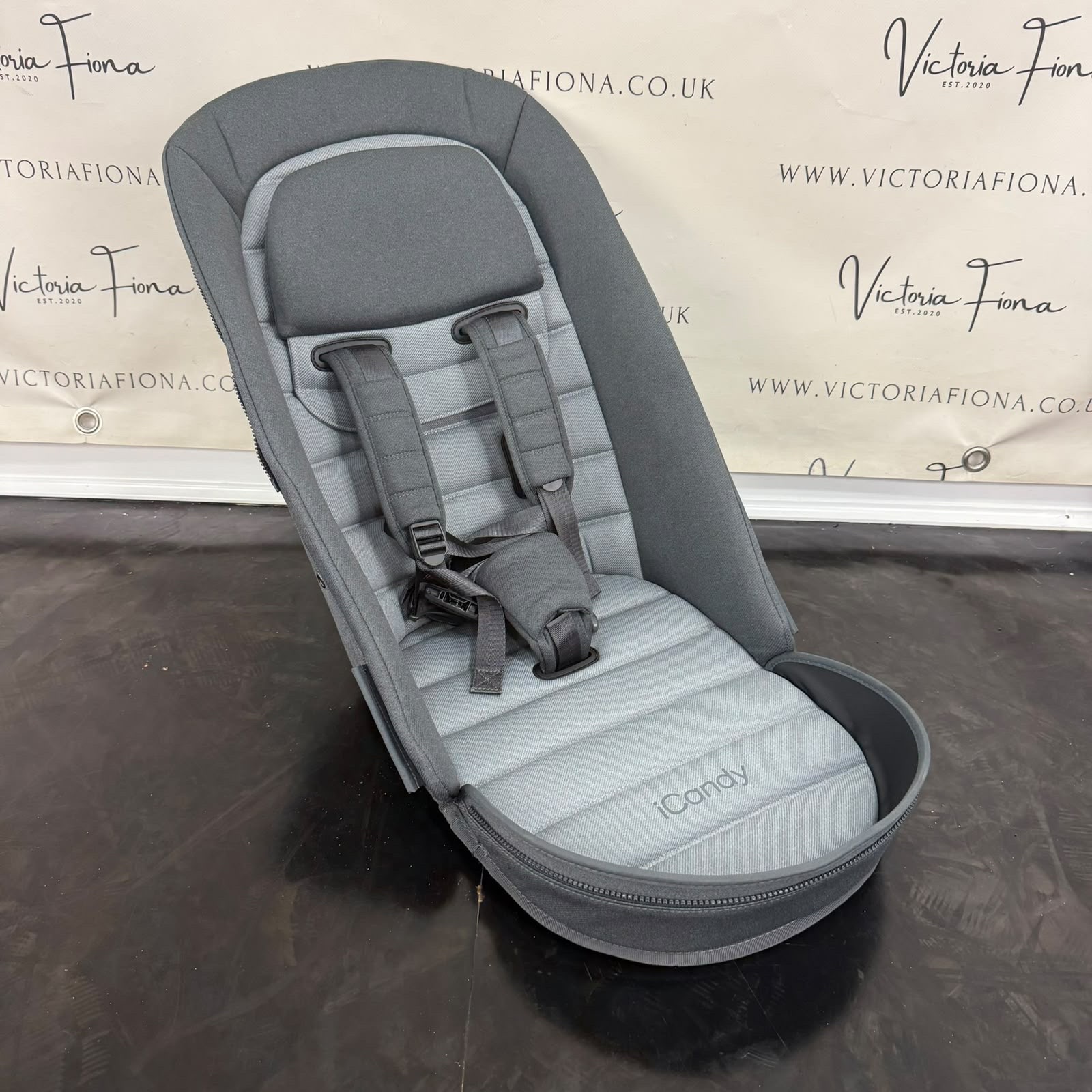 PRELOVED iCandy Peach 7 Pushchair with Maxi Cosi 360 PRO Car Seat & Isofix- TRUFFLE GREY RRP£1519 - Image 8