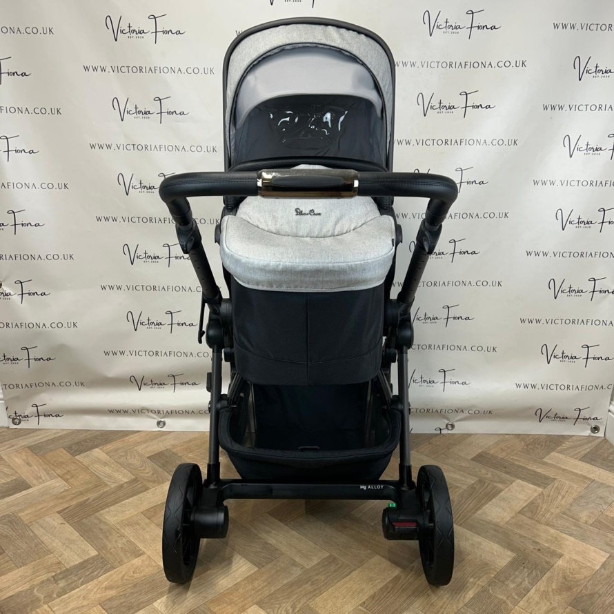 PRELOVED Silver Cross Coast Pushchair & Carrycot - SHORELINE - Image 3