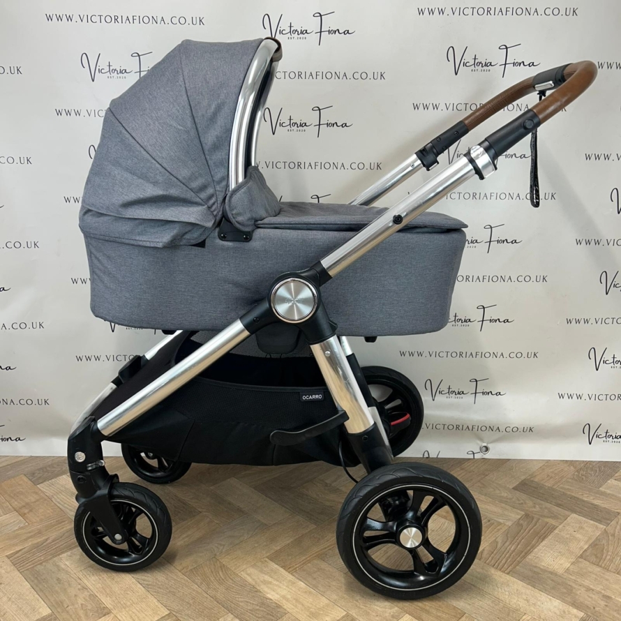 PRELOVED Mamas & Papas Ocarro Pushchair & Carrycot - Shadow Grey - Image 2