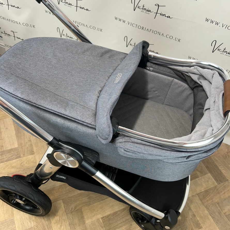 PRELOVED Mamas & Papas Ocarro Pushchair & Carrycot - Shadow Grey - Image 3