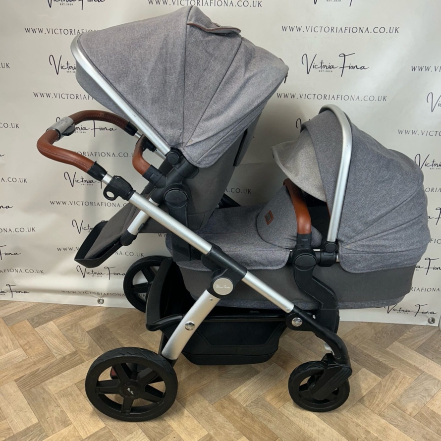 PRELOVED Silver Cross Wave Pushchair, Carrycot & Car Seat - Sable - Image 5