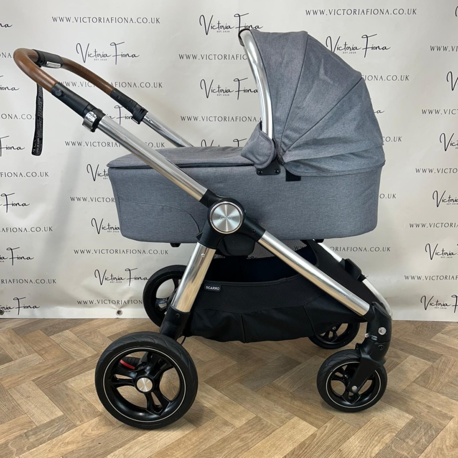 PRELOVED Mamas & Papas Ocarro Pushchair & Carrycot - Shadow Grey - Image 5