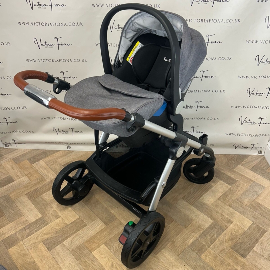 PRELOVED Silver Cross Wave Pushchair, Carrycot & Car Seat - Sable - Image 9