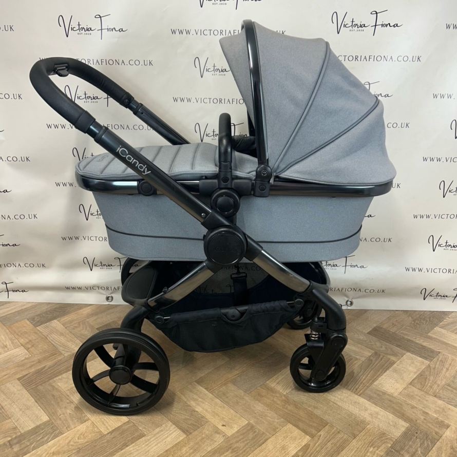 PRELOVED iCandy Peach 7 Pushchair with accessories - LIGHT GREY - Image 4