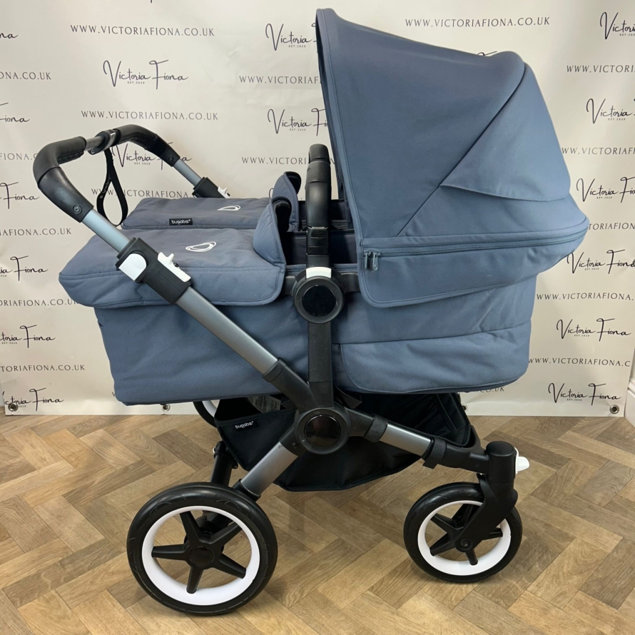 PRELOVED Bugaboo Donkey 5 TWIN - STORMY BLUE 🩶 - Image 2