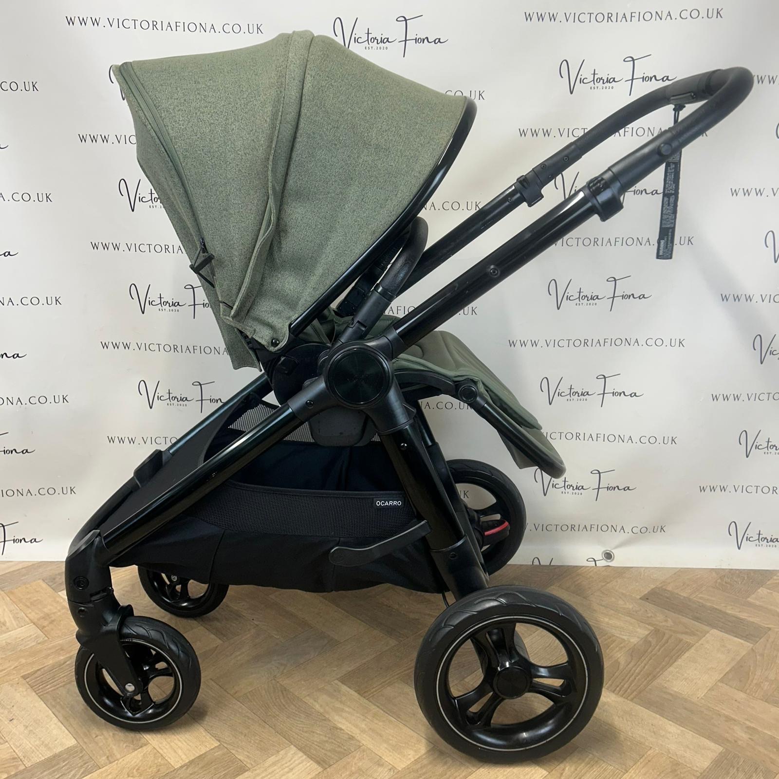 PRELOVED Mamas And Papas Ocarro Tweed Pushchair & Carrycot - Juniper Green 💚 - Image 7