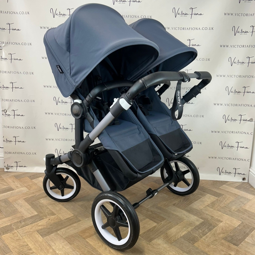 PRELOVED Bugaboo Donkey 5 TWIN - STORMY BLUE 🩶 - Image 5