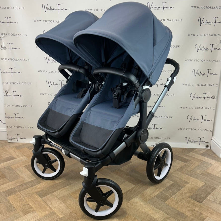 PRELOVED Bugaboo Donkey 5 TWIN - STORMY BLUE 🩶 - Image 8