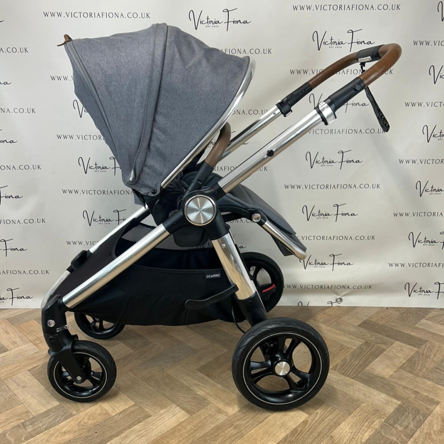 PRELOVED Mamas & Papas Ocarro Pushchair & Carrycot - Shadow Grey - Image 8