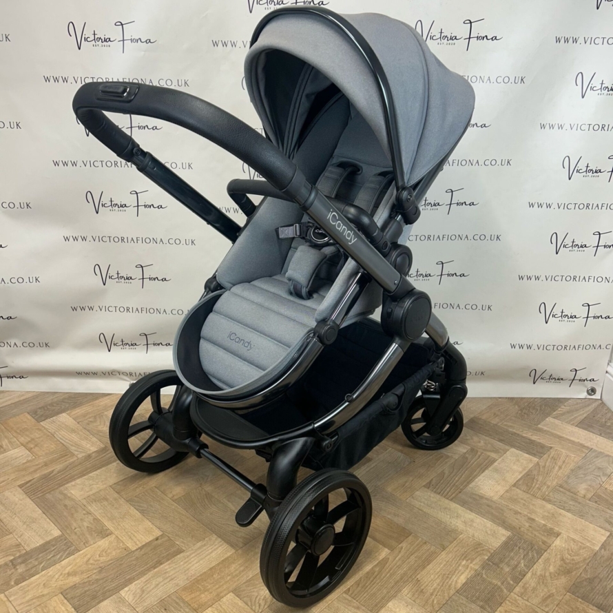 PRELOVED iCandy Peach 7 Pushchair with accessories - LIGHT GREY - Image 7