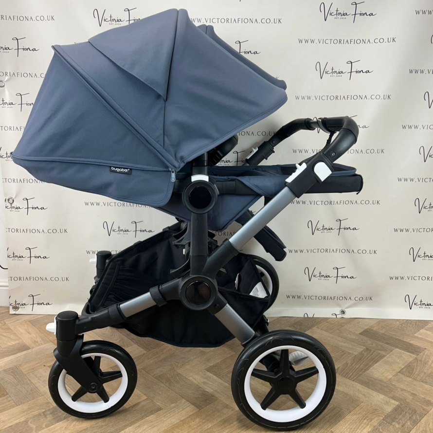 PRELOVED Bugaboo Donkey 5 TWIN - STORMY BLUE 🩶 - Image 7