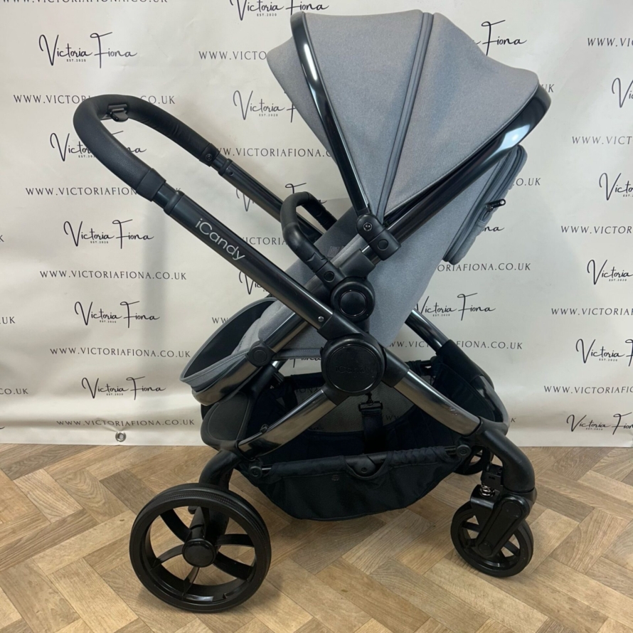 PRELOVED iCandy Peach 7 Pushchair with accessories - LIGHT GREY - Image 5