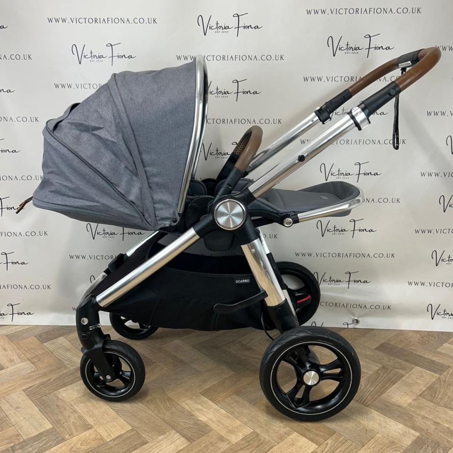 PRELOVED Mamas & Papas Ocarro Pushchair & Carrycot - Shadow Grey - Image 7