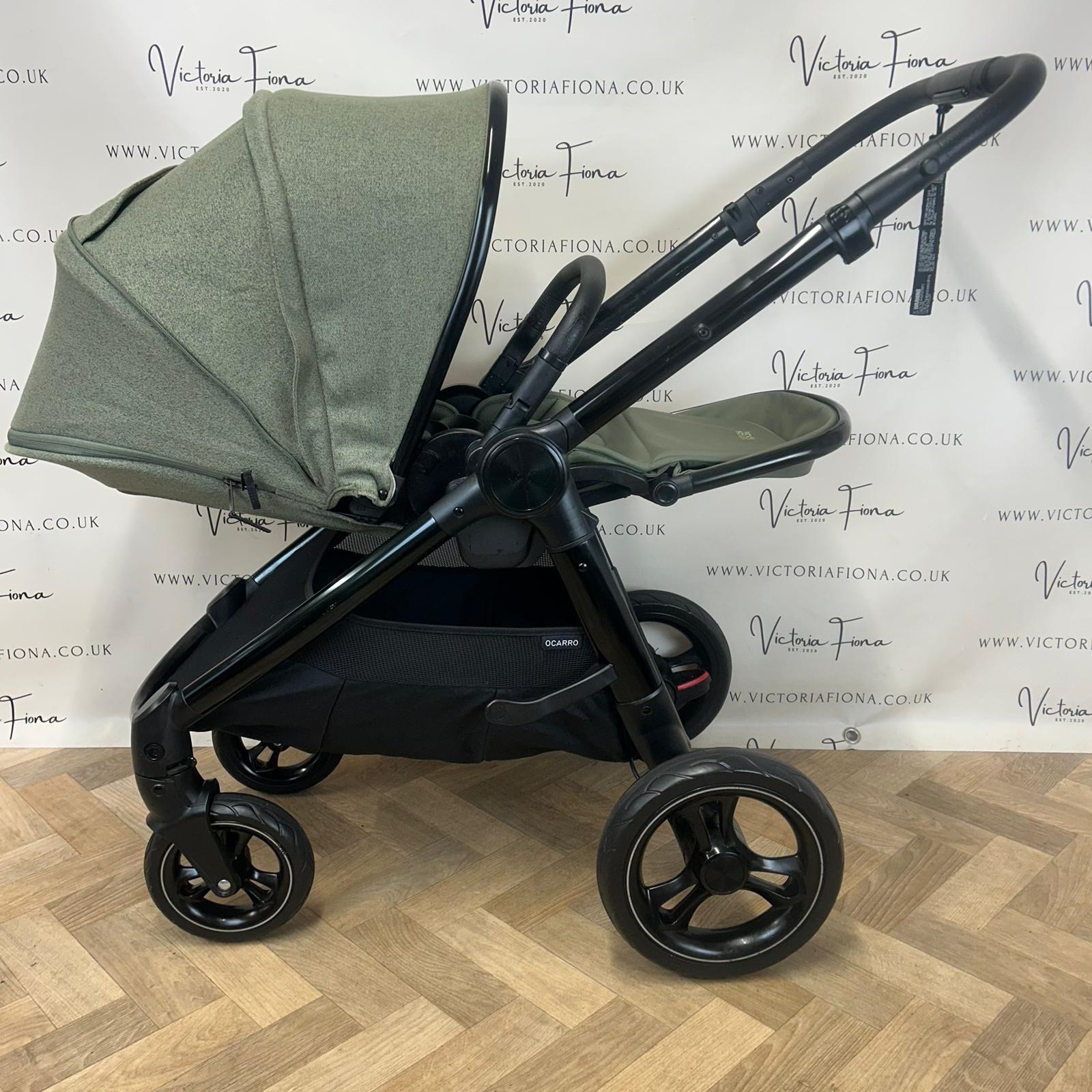 PRELOVED Mamas And Papas Ocarro Tweed Pushchair & Carrycot - Juniper Green 💚 - Image 8