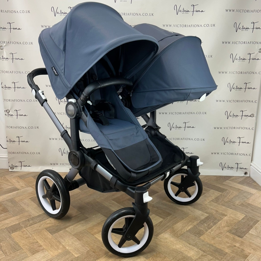PRELOVED Bugaboo Donkey 5 TWIN - STORMY BLUE 🩶 - Image 6