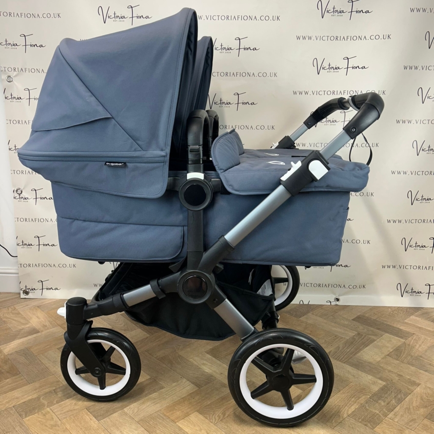 PRELOVED Bugaboo Donkey 5 TWIN - STORMY BLUE 🩶 - Image 4