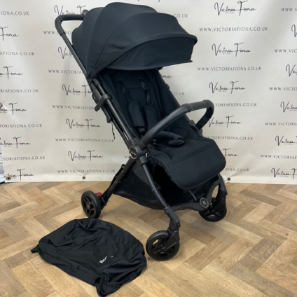 PRELOVED Silver Cross Jet 5 Compact Stroller - BLACK